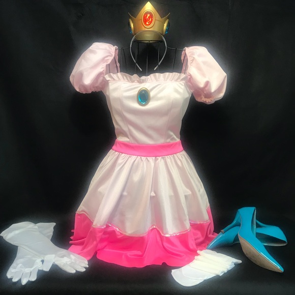 plus size princess peach costume